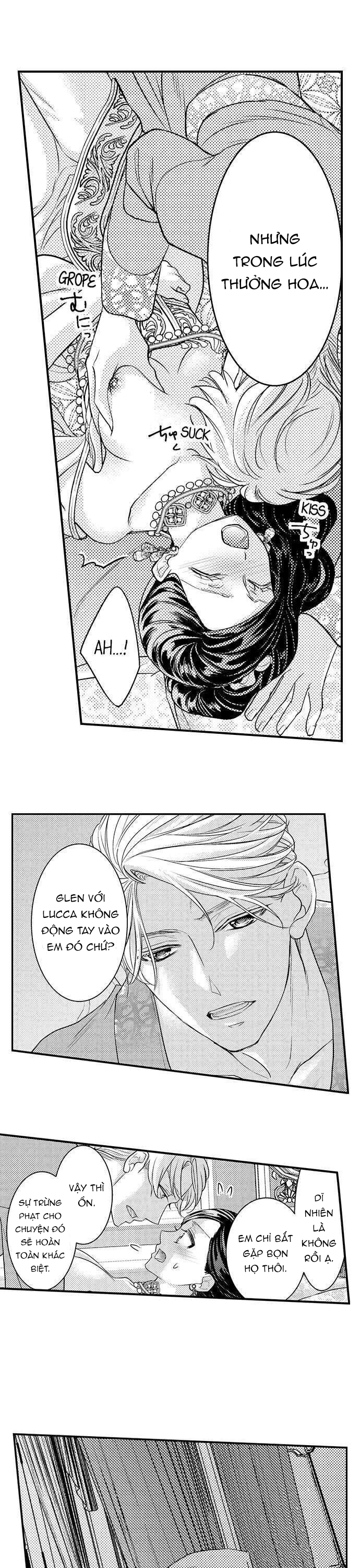 chuyển sinh vào thế giới khác ~ nếu muốn trở thành nữ hoàng hãy tìm cách để được hoàng đế sủng ái vào ban đêm chapter 32.1 5