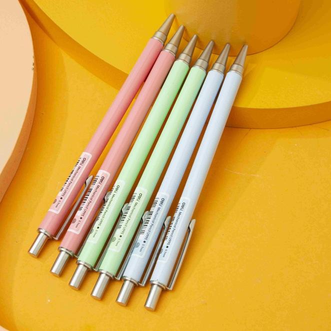Bút Chì Kim Bấm Ngòi 0.5 0.7 Màu Pastel Cute Deli - Phù Hợp Học Sinh Văn Phòng - CU994 CU995
