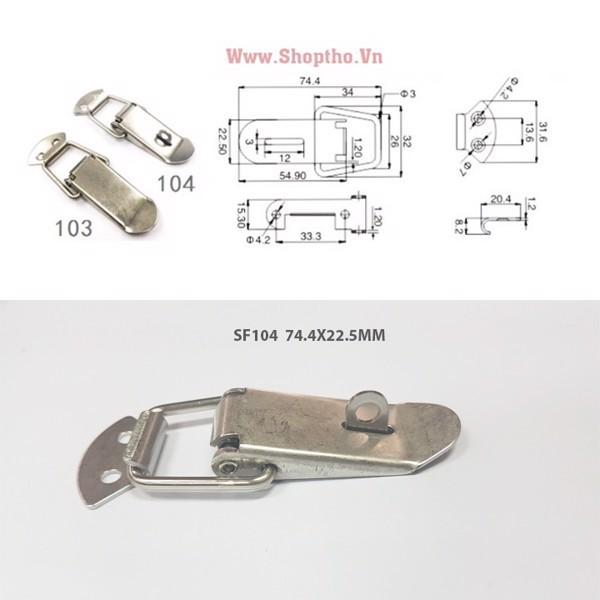 Khóa sf, Khóa Hộp , Khóa Hòm, Khóa Tủ Điện inox 304 set 2 cái
