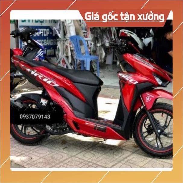 Tem rời Vario dán xe đỏ