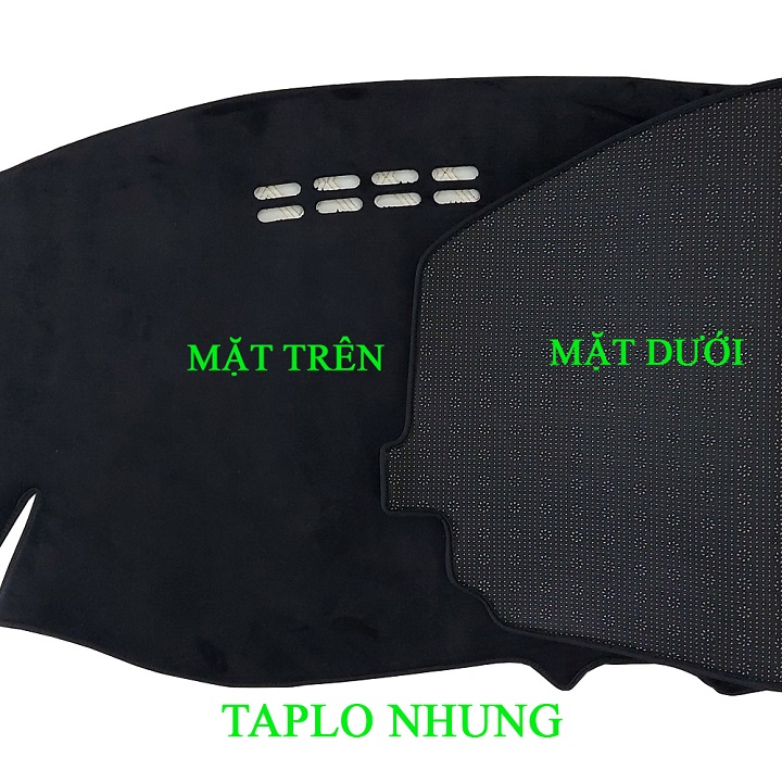 Thảm Taplo dành cho xe Toyota Fortuner 2014 đến 2021 chất liệu Nhung, da Carbon, da vân gỗ