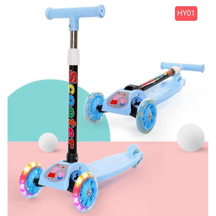 Xe Scooter Centosy HY-01 Cho Trẻ Em, Bánh Có Đèn Phát Sáng Cao Cấp