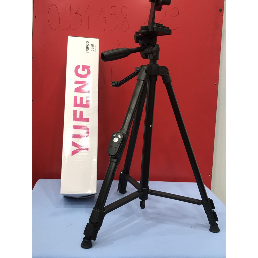 Chân giá đỡ cao cấp Tripod YUNTENG 3388 CÓ REMOTE dùng cho Máy ảnh ; Điện thoại ; Camera - JL - HÀNG CHÍNH HÃNG