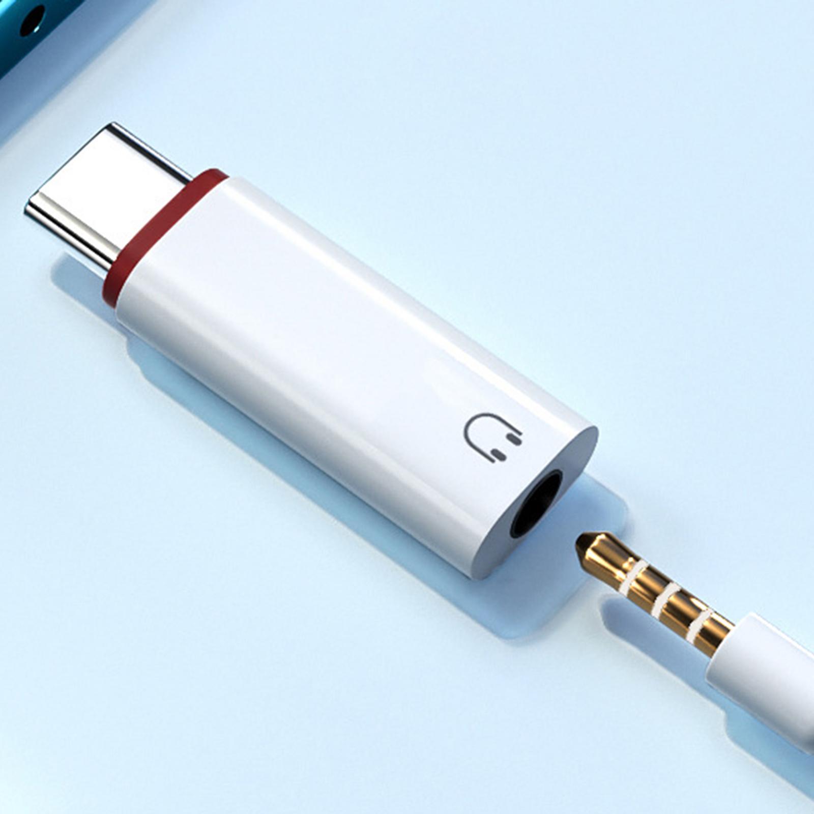 To 3.5mm Audio Adapter Headphone Adapter for Smartphones Stereo