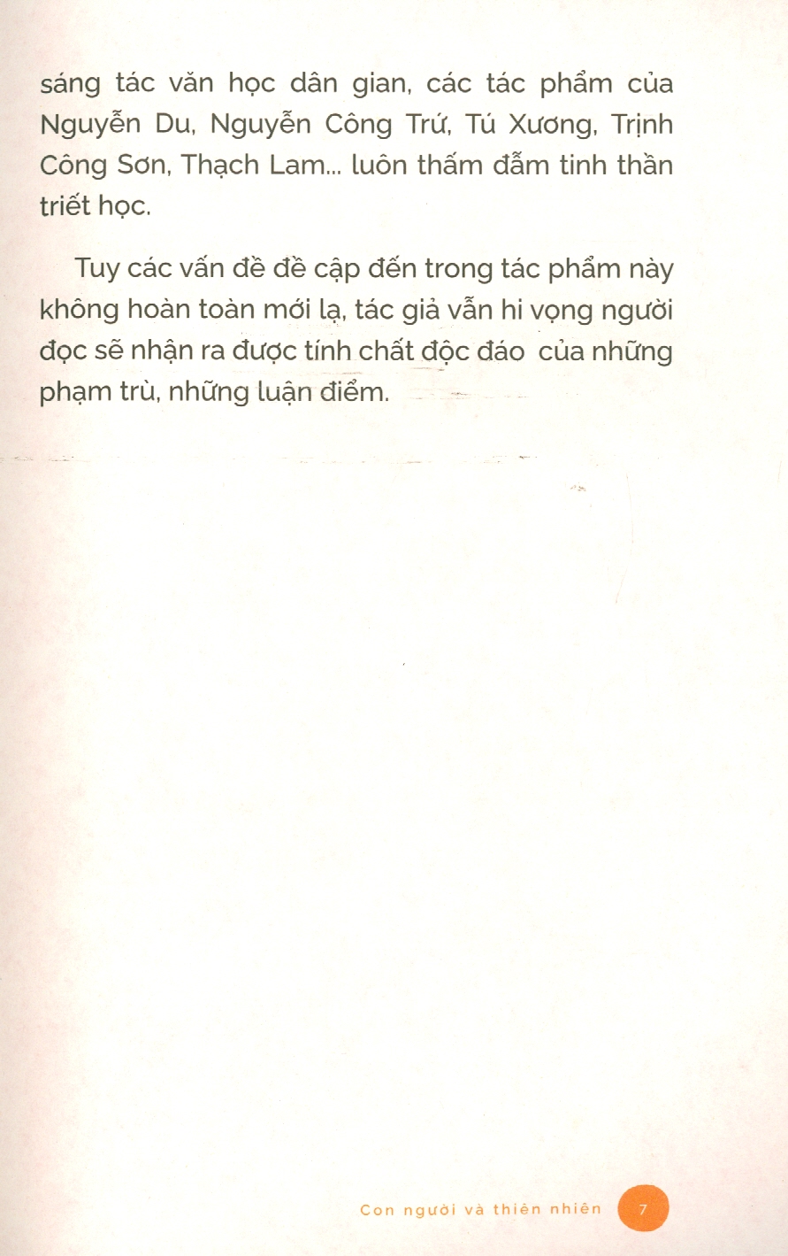 Triết Lí Về Con Người - Con Người Và Thiên Nhiên