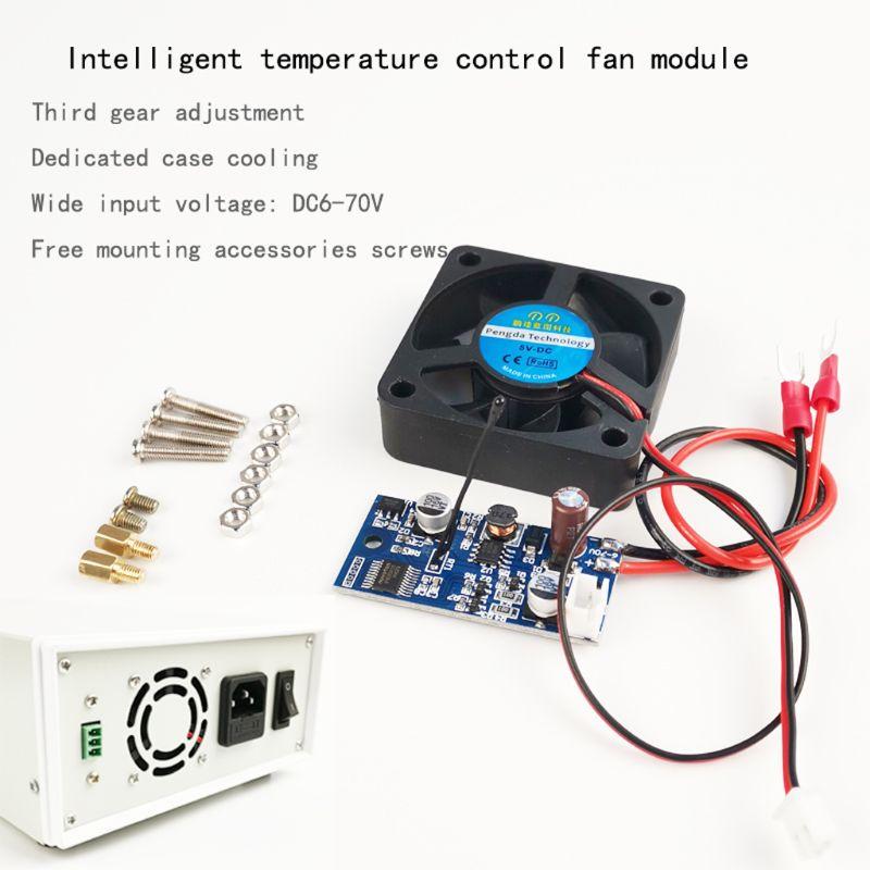 Rx 1 Bộ Mô Đun Điều Khiển Quạt Tản Nhiệt Thông Minh 3 Tốc Độ Dc 6-70v Cho Máy Tính