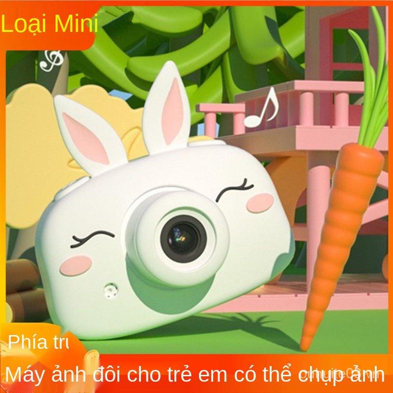 Máy ảnh kỹ thuật số mini HD họa tiết hoạt hình dễ thương cho bé