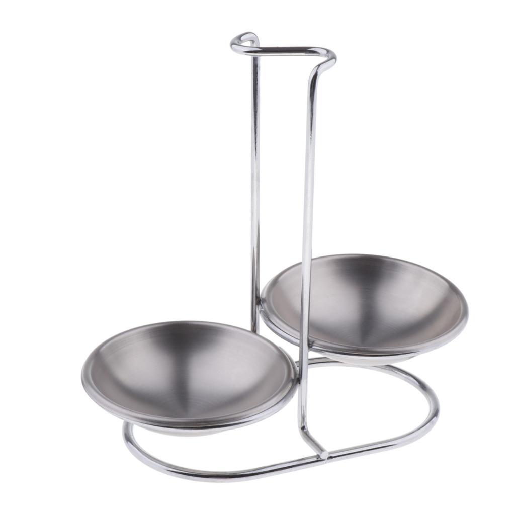 16cm&20cm Stainless Steel Skimmer Spider Fry Pasta + Spoon Holder