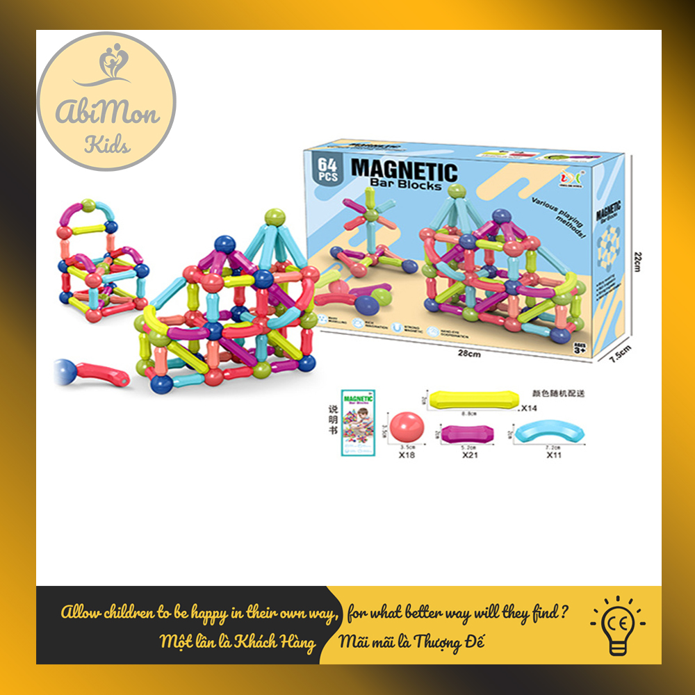 Bộ Xếp Hình Nam Châm Cho Bé || Montessori cao cấp || Đồ chơi Gỗ - Giáo dục - An toàn - Thông minh