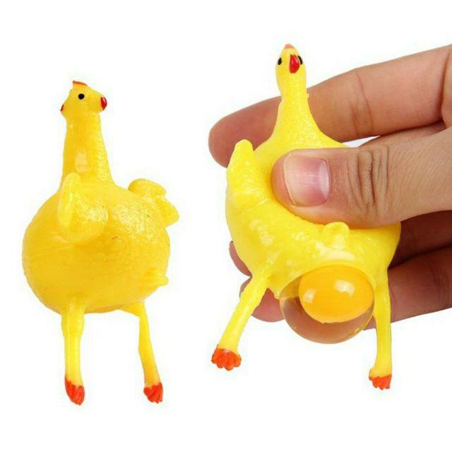 Móc khóa Đồ chơi gà đẻ trứng thú vị