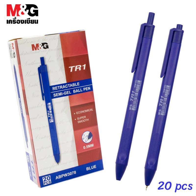 Bút bi TR1 M&amp;G ABPW3078 0.5mm (Hộp 20 chiếc