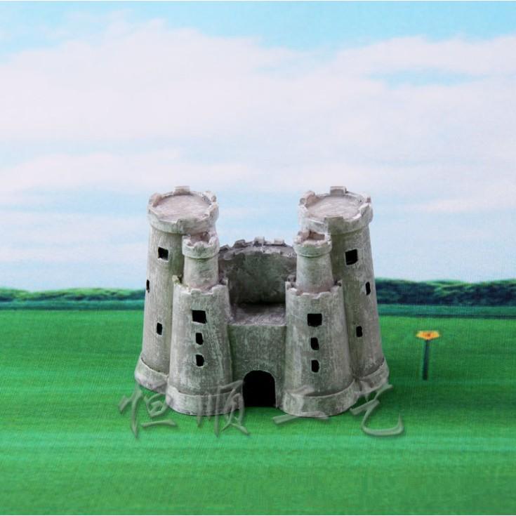 KHO-HN * Mô hình lâu đài kiểu châu Âu dùng trang trí tiểu cảnh, terrarium, bể thủy sinh, DIY