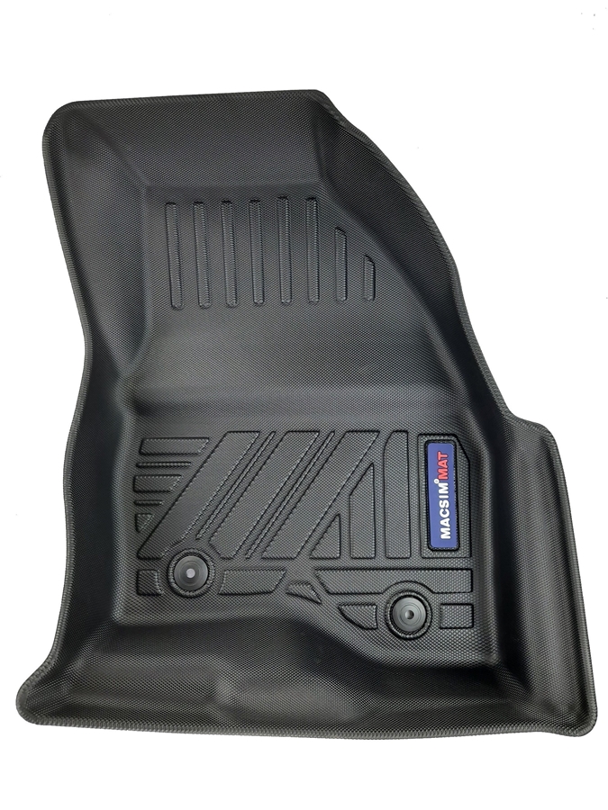 Thảm lót sàn xe ô tô Ford Explorer 2011-2019 Nhãn hiệu Macsim chất liệu nhựa TPV cao cấp màu đen hàng loại 2