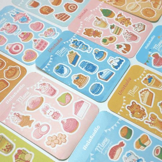 Sticker trang trí bullet jourmal - sticker trang trí sổ tay, sổ nhật kí - Made By Unistore