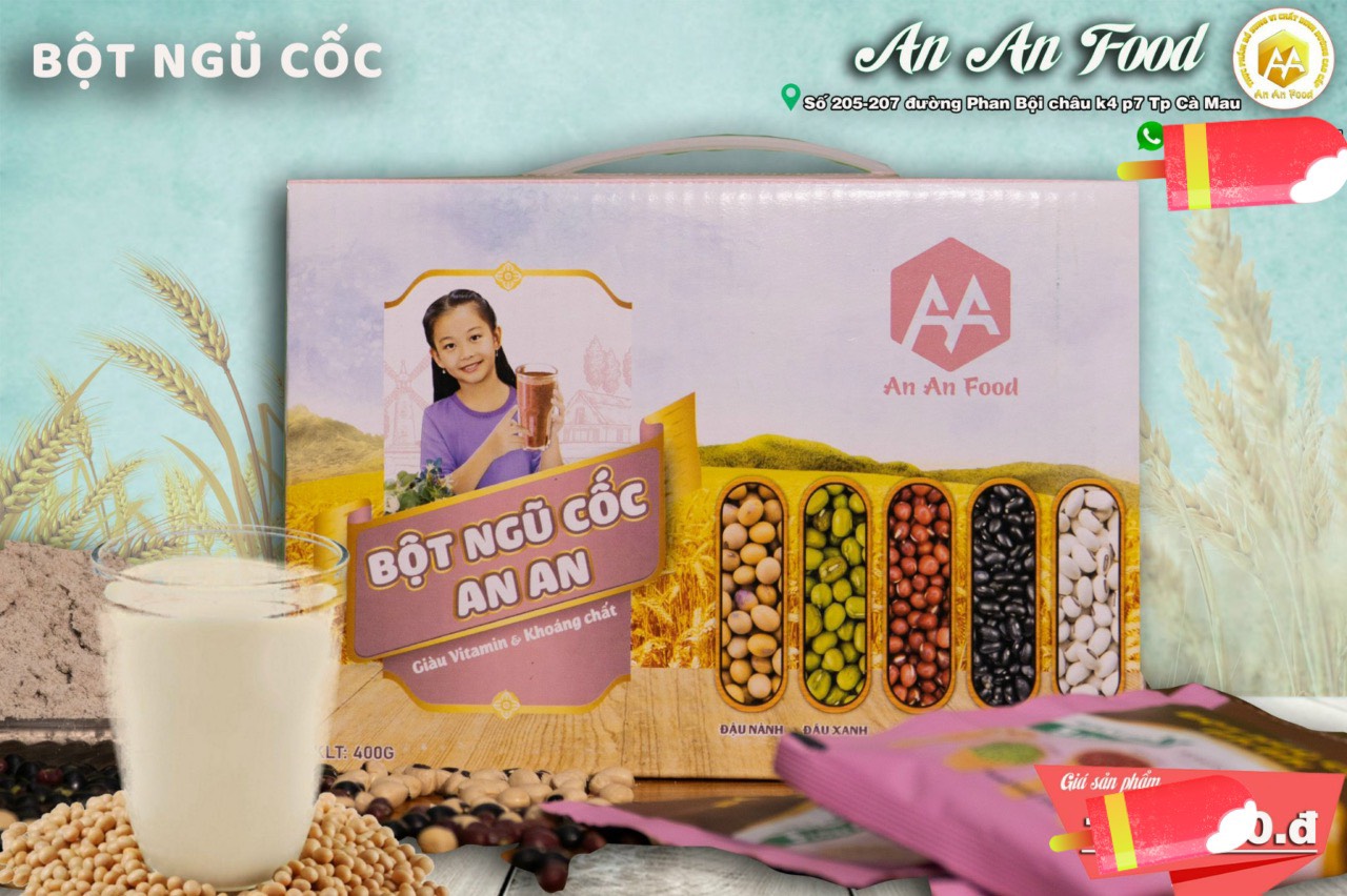 deal hời , bột năm loại đậu ( bột gạo lứt ANAN) thay thế bửa ăn , chăm sóc sức khỏe , xương khớp , ngủ ngon