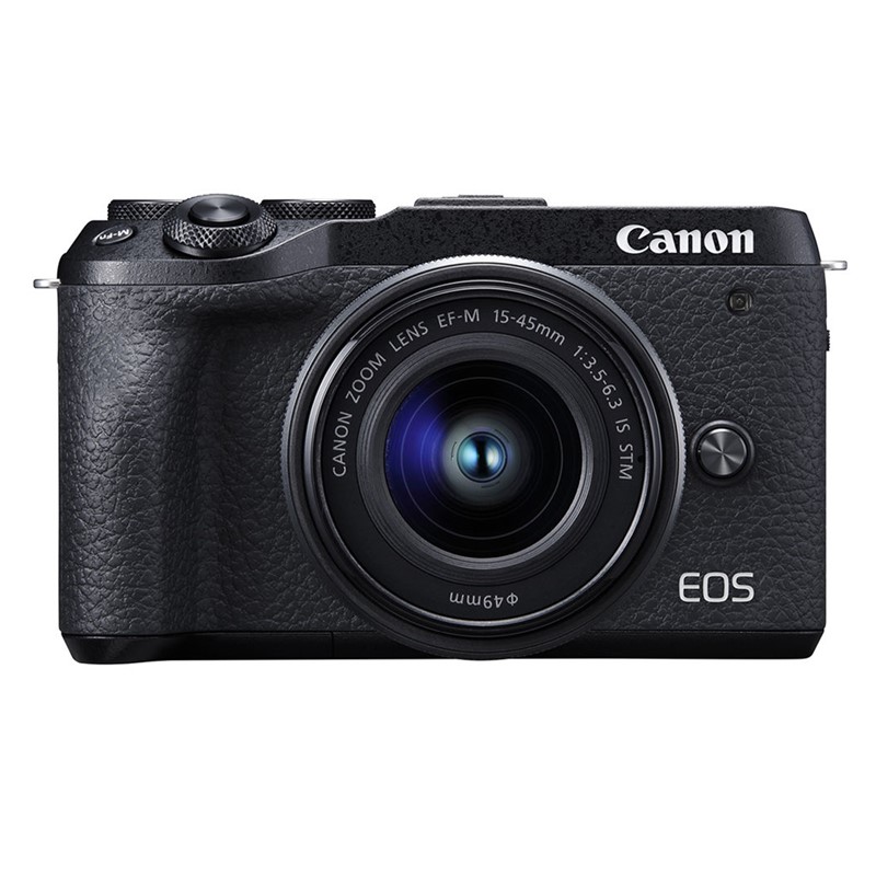 Máy Ảnh Canon EOS M6 Mark II Kit 15-45mm IS STM (Tặng Thẻ 16GB) - Hàng Chính Hãng