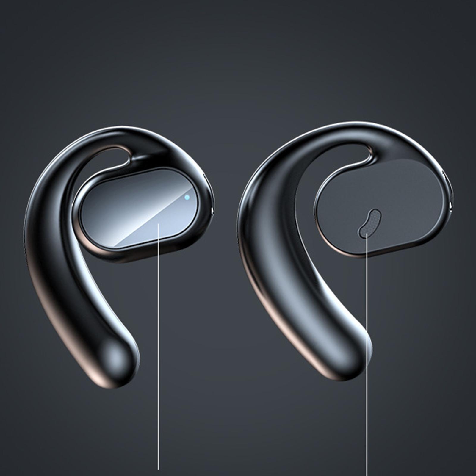 Ear Hook Earpiece Lightweight with Mic Earpiece for Bicycling Working Sports