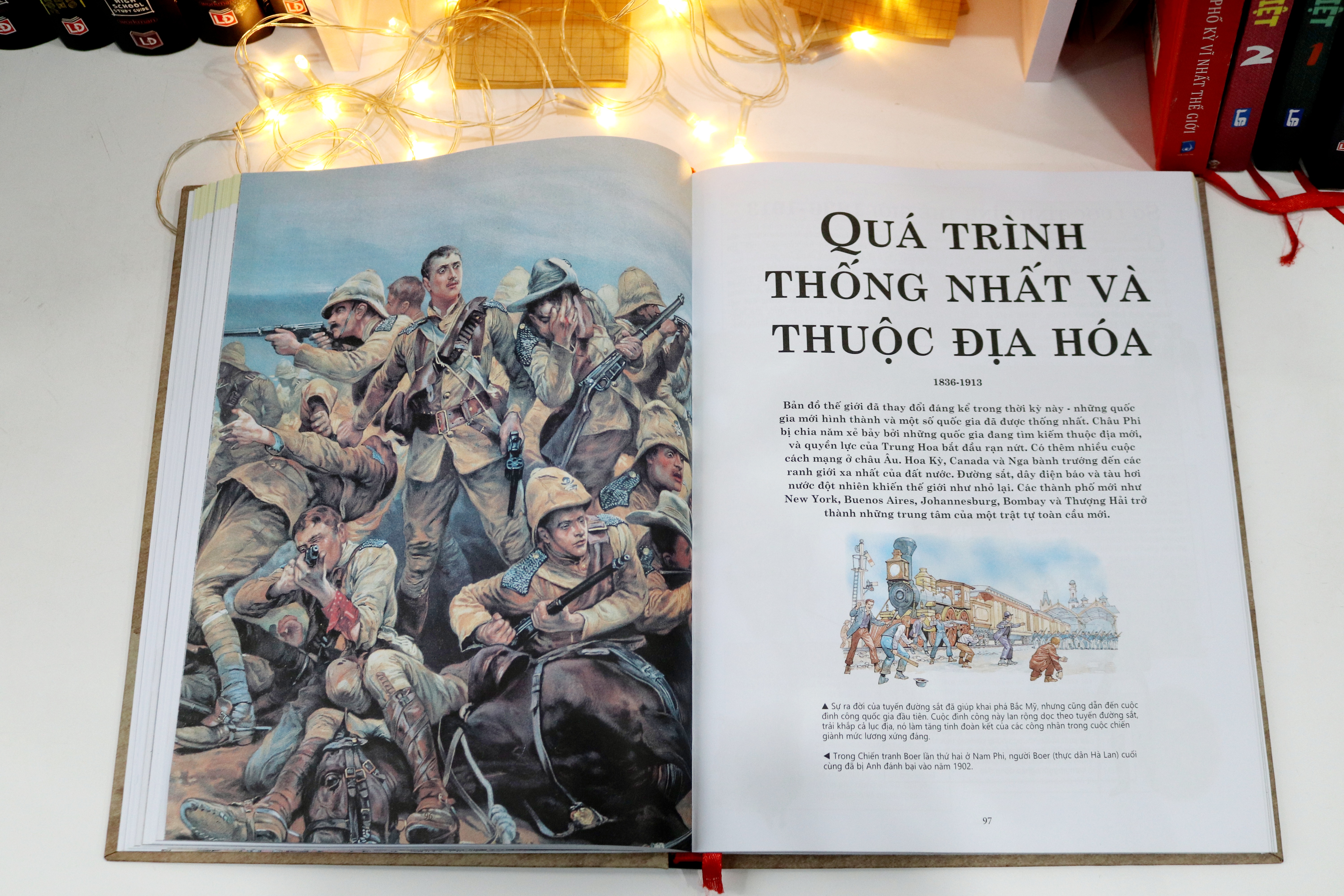 Sách - Bách Khoa Toàn Thư Lịch Sử ( History Encyclopedia Tập 1, Tập 2) Kiến Thức Lịch Sử Qua Từng Thời Kỳ Từ Thế Giới Cổ Đại Đến Thời Kỳ Hiện Đại ( Bộ 2 cuốn )