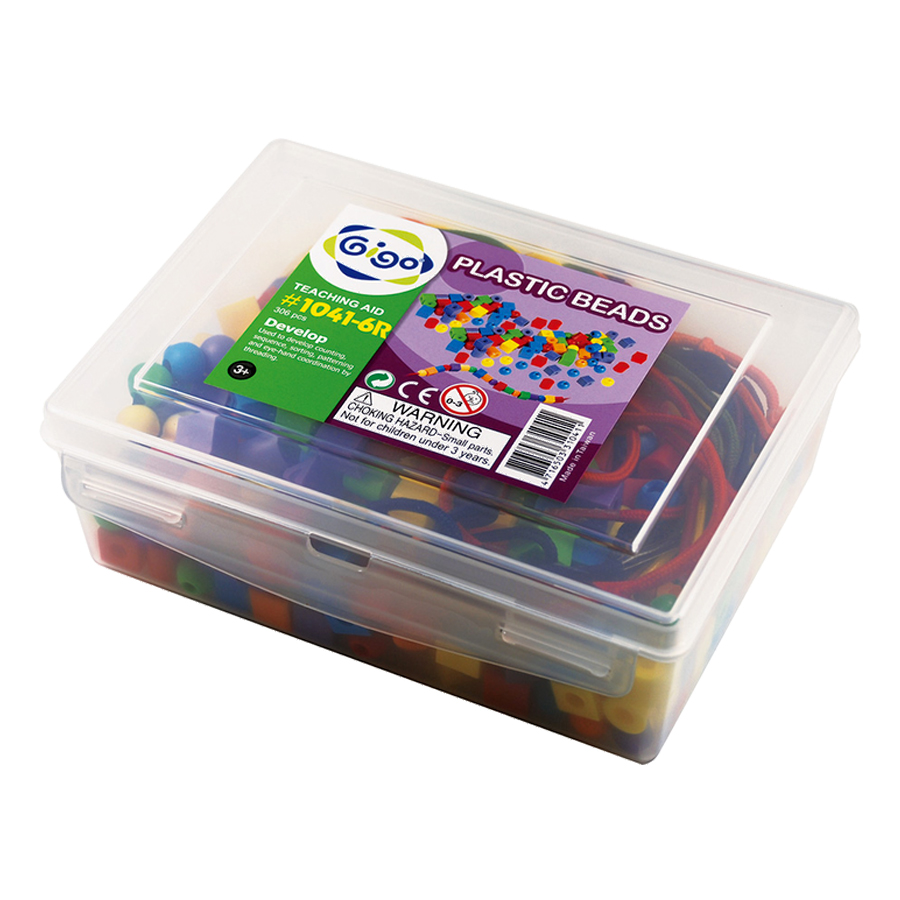 Xâu Chuỗi Hạt Nhỏ Plastic Beads Gigo Toys 1041-6R (Mẫu Ngẫu Nhiên)