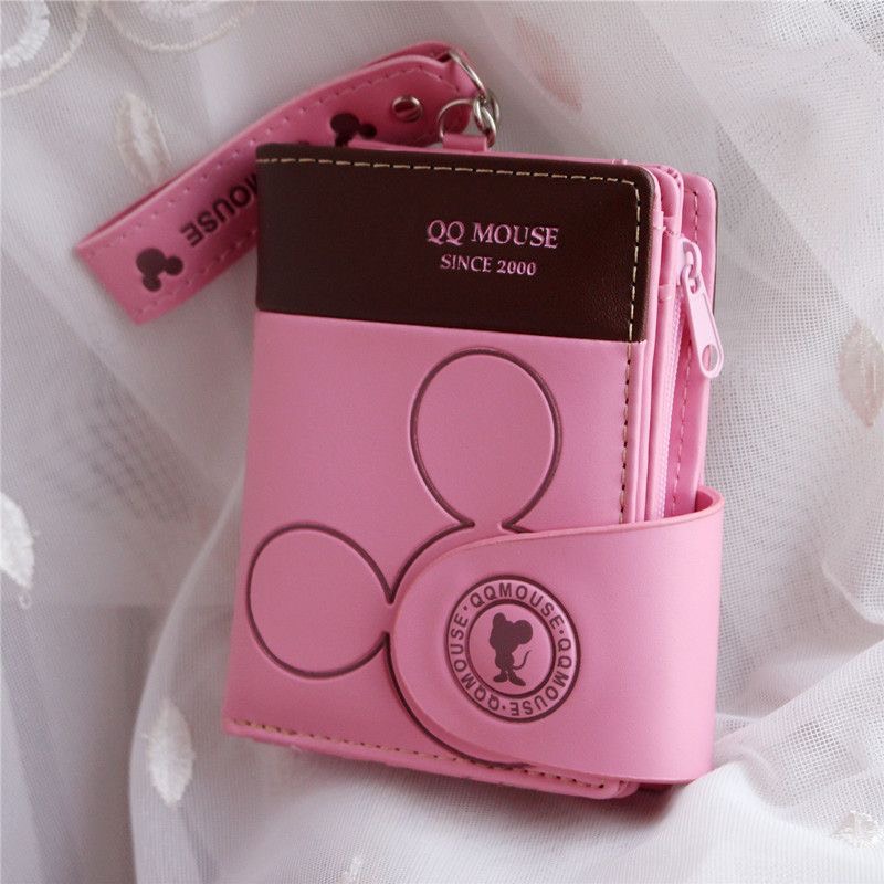 Ví Nữ Mini Ngắn Cầm Tay Cao Cấp Phong Cách Hàn Quốc Dây Kéo S09