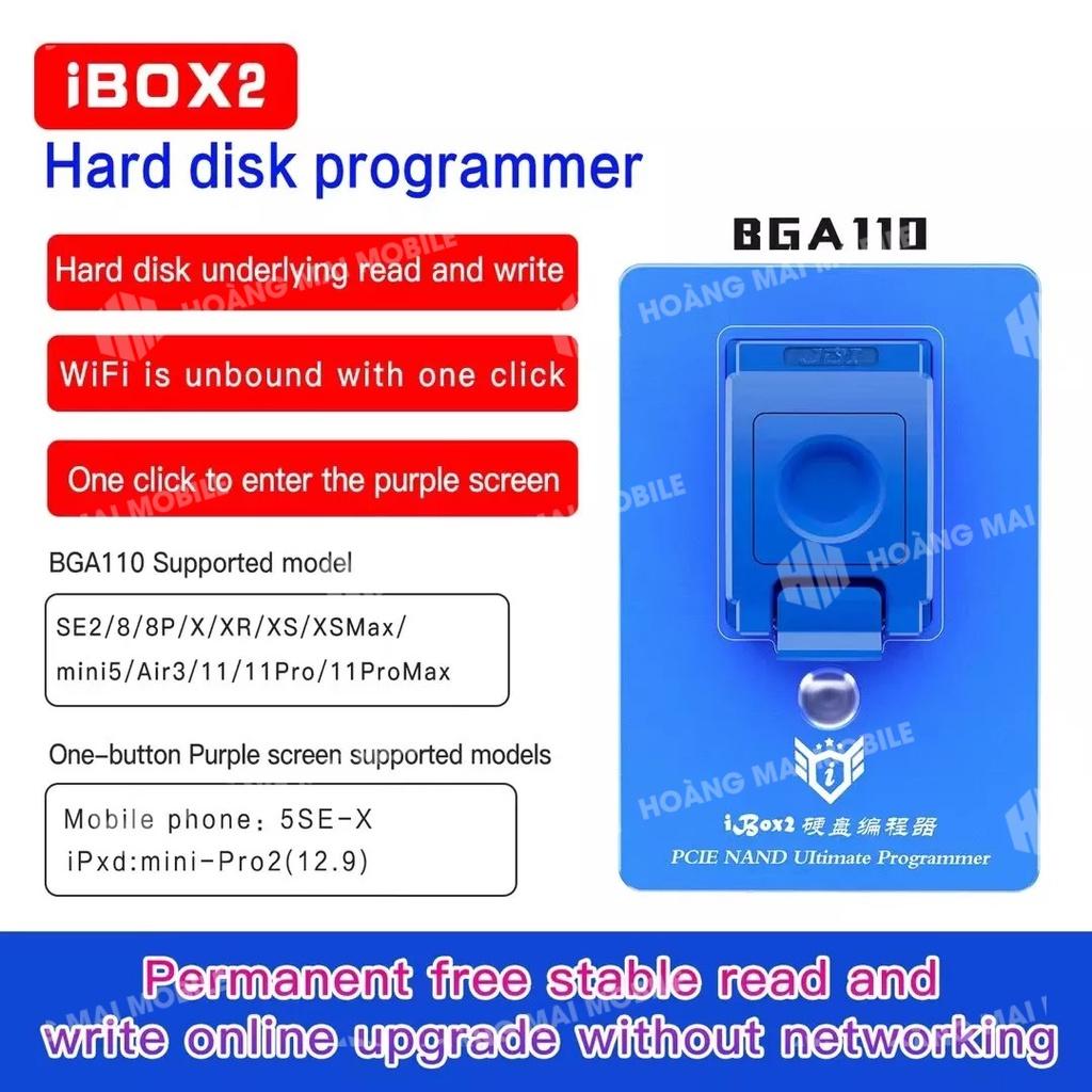 Box iBox 2 đổi thông tin ổ cứng không đục ổ 6-X, đục ổ từ 8-11PM