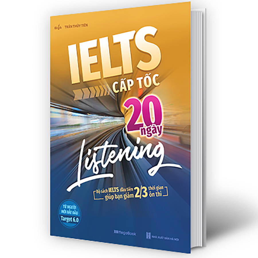 Combo 4 Cuốn Ielts Cấp Tốc - 20 Ngày Listening, Speaking, Reading, Writing