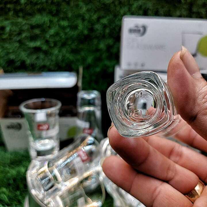 Bộ ly uống rượu nhỏ 35ML cao cấp DELI GLASSWARE thủy tinh đế dày – – Ly rượu thủy tinh, cố