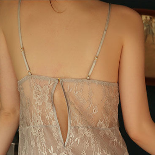 Váy/đầm ngủ ren lưới mềm mại, cao cấp,  khoét ngực sâu đầy quyến rũ, gợi cảm LYEN015