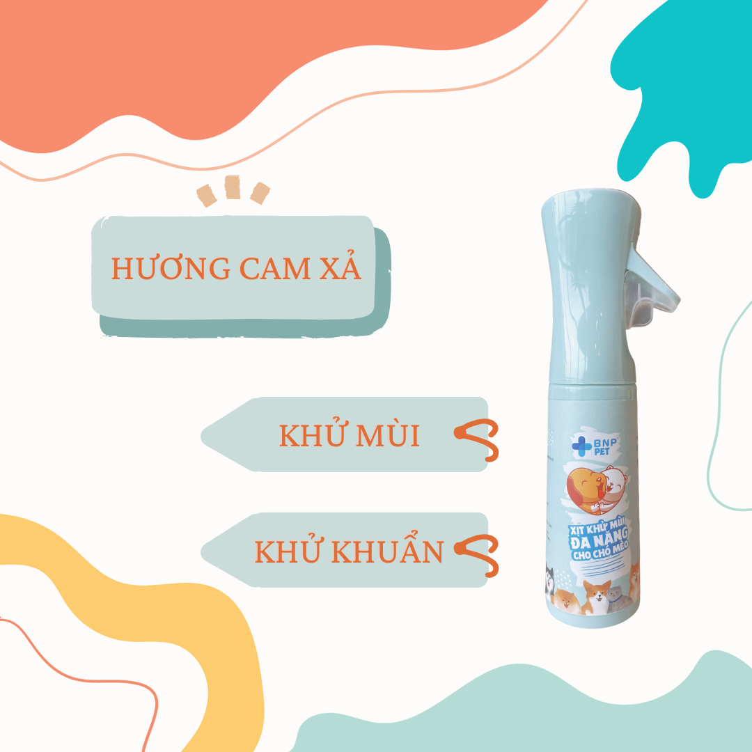 Xịt khuẩn khử mùi thú cưng BNP Pet