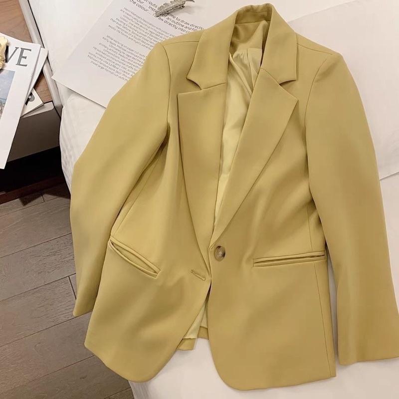 Áo Blazer nữ dáng xuông phong cách hàn quốc mẫu mới đẹp mã RB03