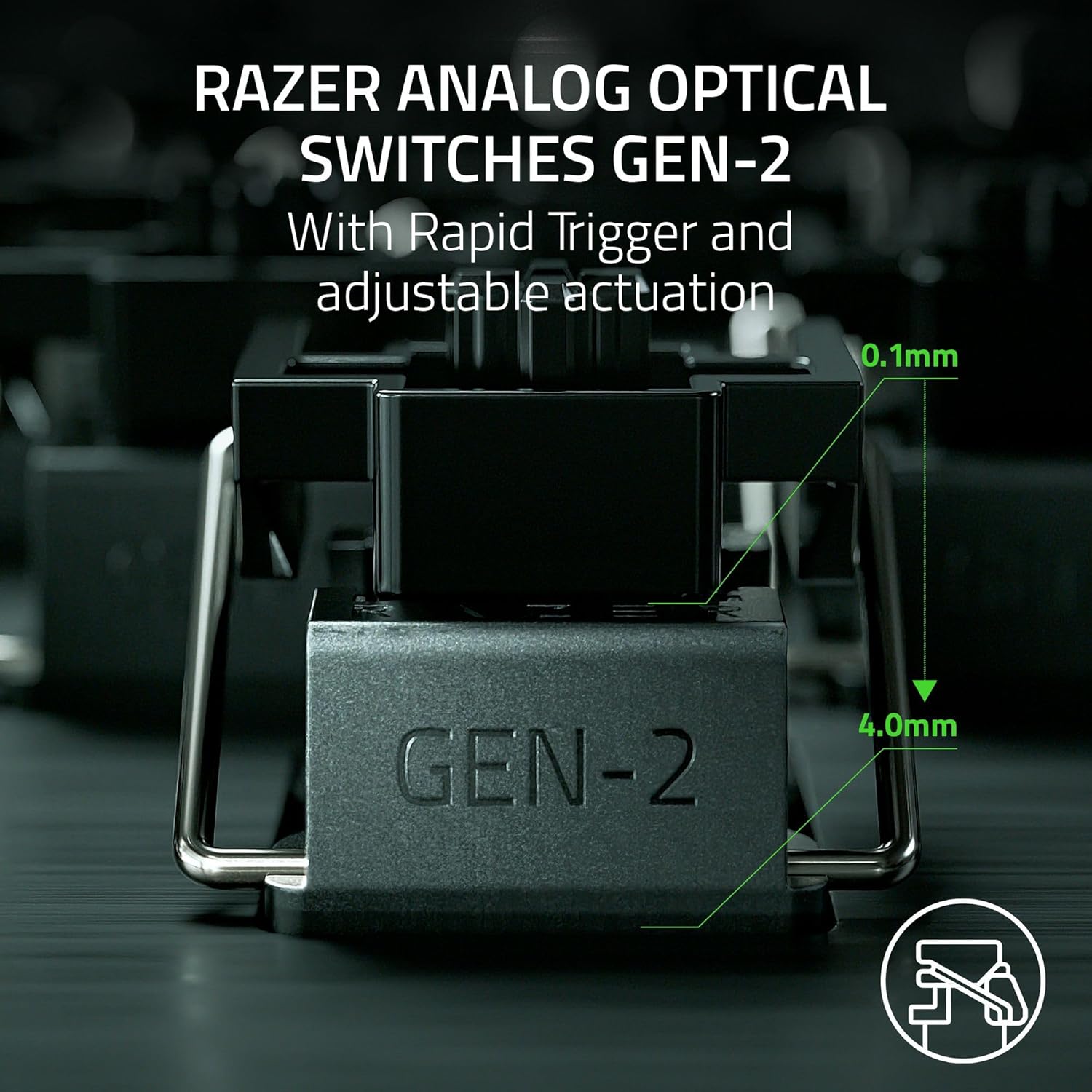 Bàn phím Razer Huntsman V3 Pro Mini - 60% Analog Optical Esports Keyboard_Mới, hàng chính hãng