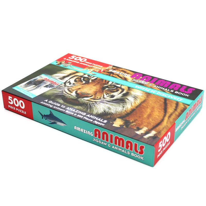 World Of Discovery - Jigsaw &amp; Animals Book: Amazing Animals