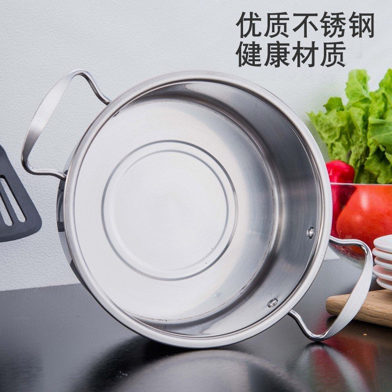 Combo 3 Nồi Inox Sus 304 Có Nắp Và Tay Cầm Tiện Dụng