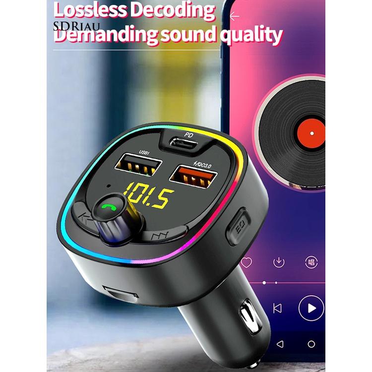 Máy Nghe Nhạc Mp3 Bluetooth Pemg Hai Cổng Usb Kiêm Sạc Dự Phòng Cho Xe Hơi