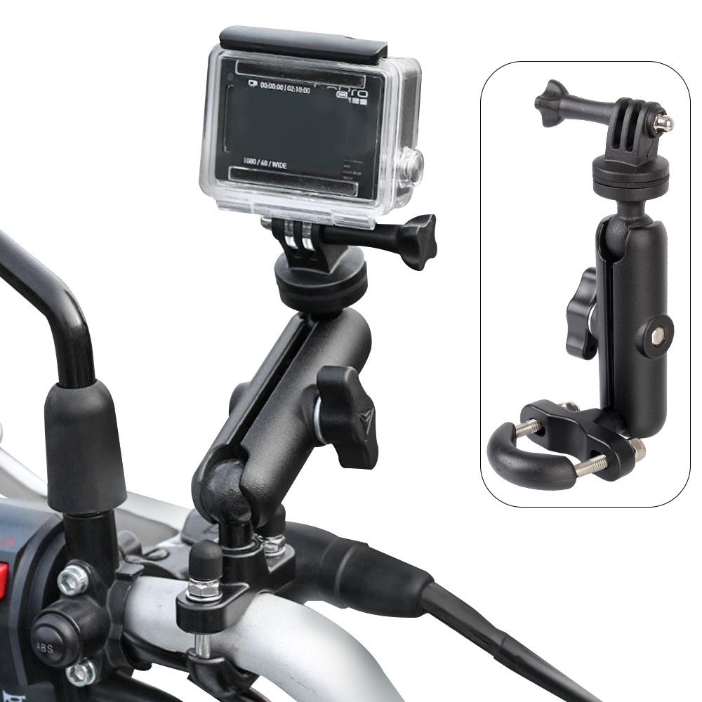 Giá đỡ máy ảnh hành trình gắn tay lái xe máy xoay 360 độ