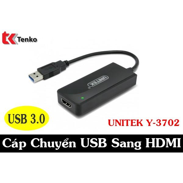 Cáp Chuyển USB 3.0 Sang HDMI UNITEK Y-3702 - Hàng chính hãng