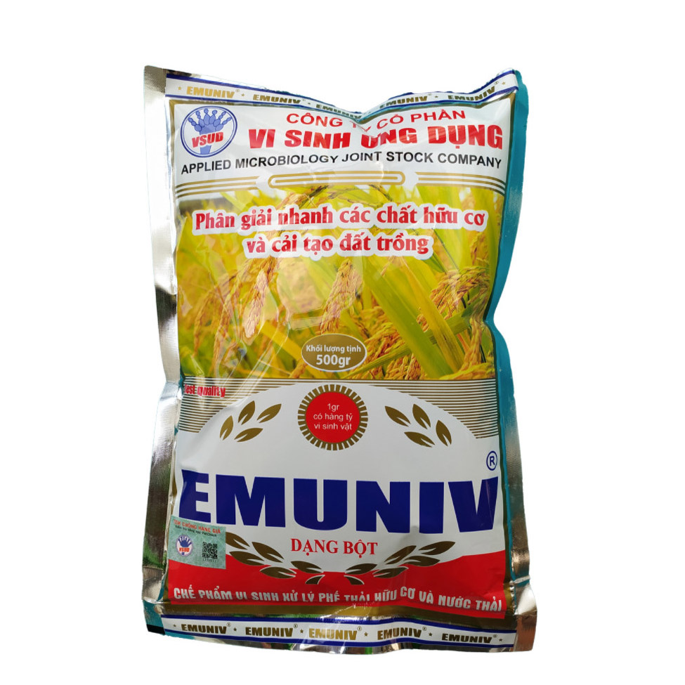 Chế phẩm xử lý rơm rạ Emuniv nhãn lúa