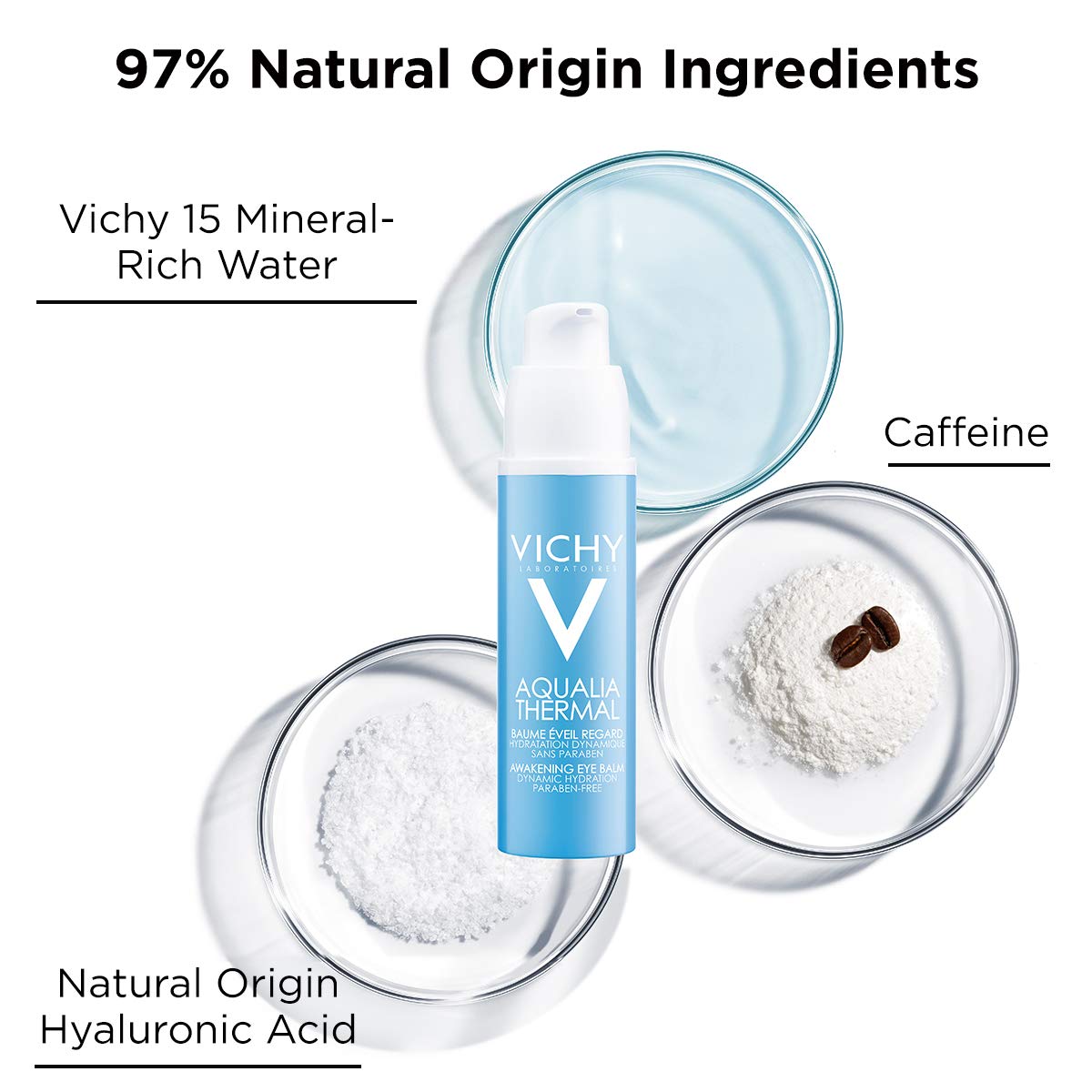 Kem Dưỡng Giảm Quầng Thâm Mắt Vichy Aqualia Thermal Awakening Eye Balm 15ml