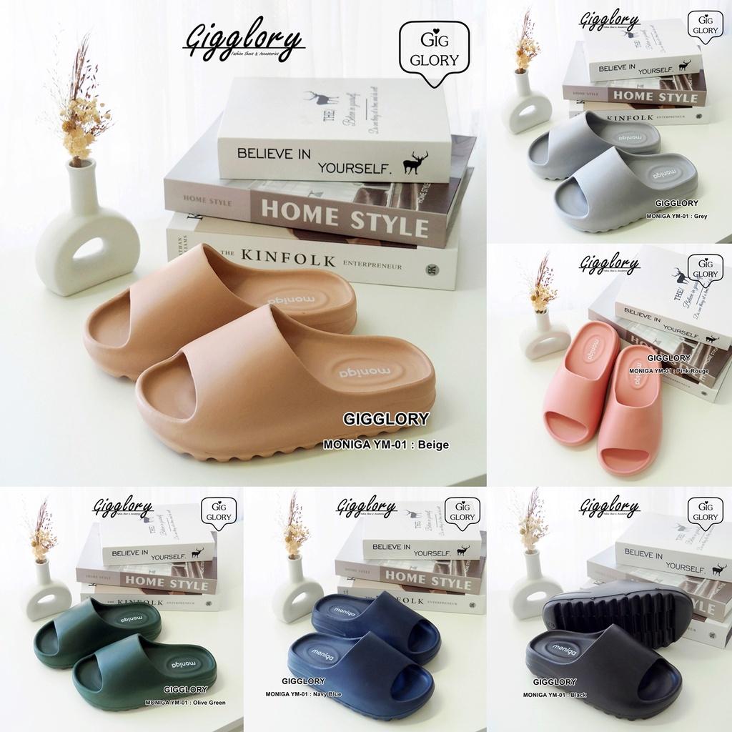 Dép Bánh Mỳ, Dép Quai Ngang Ulzzang Độn Đế 4 cm Monobo YM-01 Silde Unisex