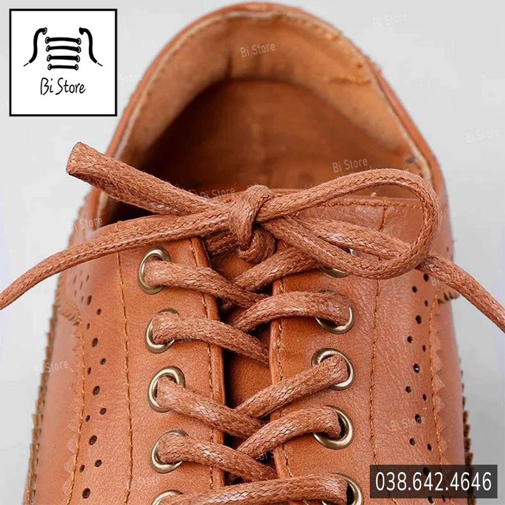 Dây sáp (dây giày tây) dài 60cm / 80cm / 1m / 1m2 /1m6 dành cho các loại giày da, Dr. Martens, boots,... cổ cao, cổ ngắn