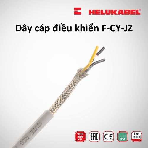Dây cáp điều khiển HELUKABEL F-CY-JZ