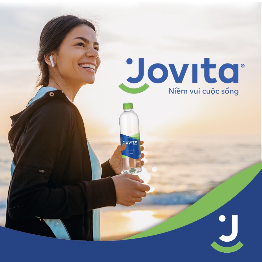 Thùng 24 Chai Nước Uống Tinh Khiết Đóng Chai Jovita