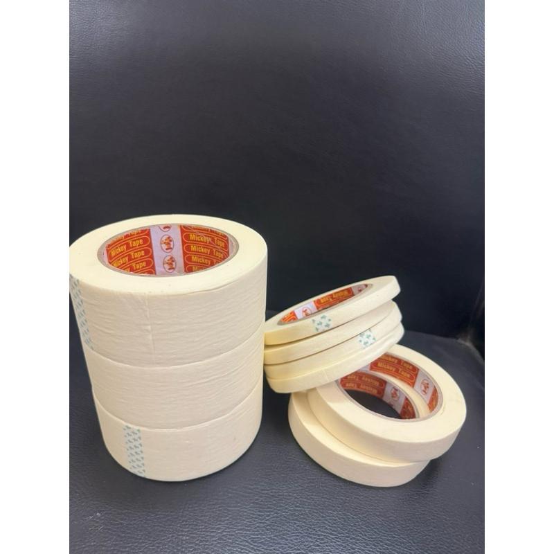 Băng Keo Giấy Cuộn Lớn Cố Định Dán Viền Tranh Vẽ Tên Ghi Chú Dài 50mét Độ Bám Dính Tốt Giấy Dẻo