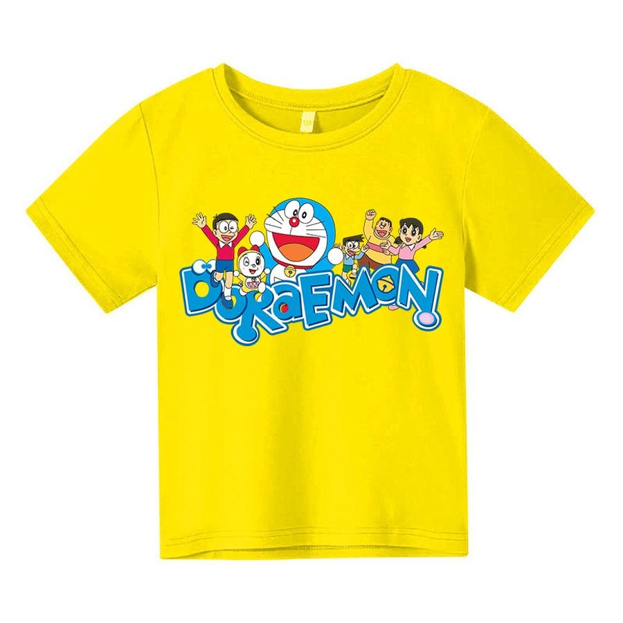 Áo thun trẻ em gia đình doraemon Có size người lớn, King Cotton