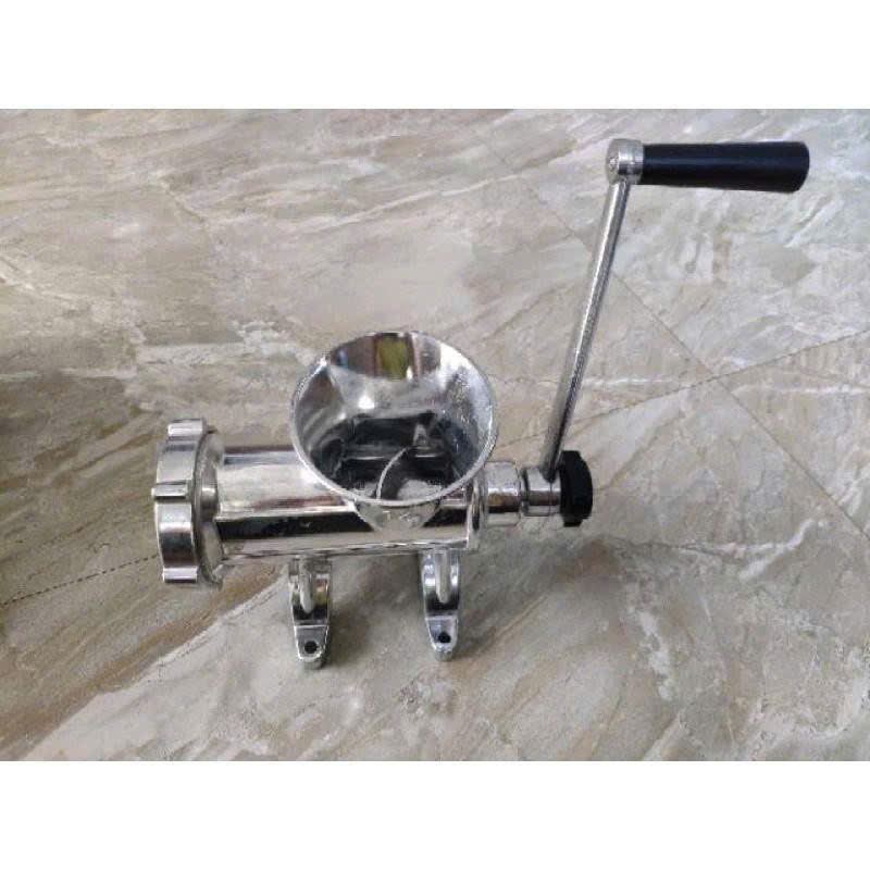 Xay thịt , xay cua quay tay cỡ đại máy 12 bằng Nhôm cao cấp siêu bền