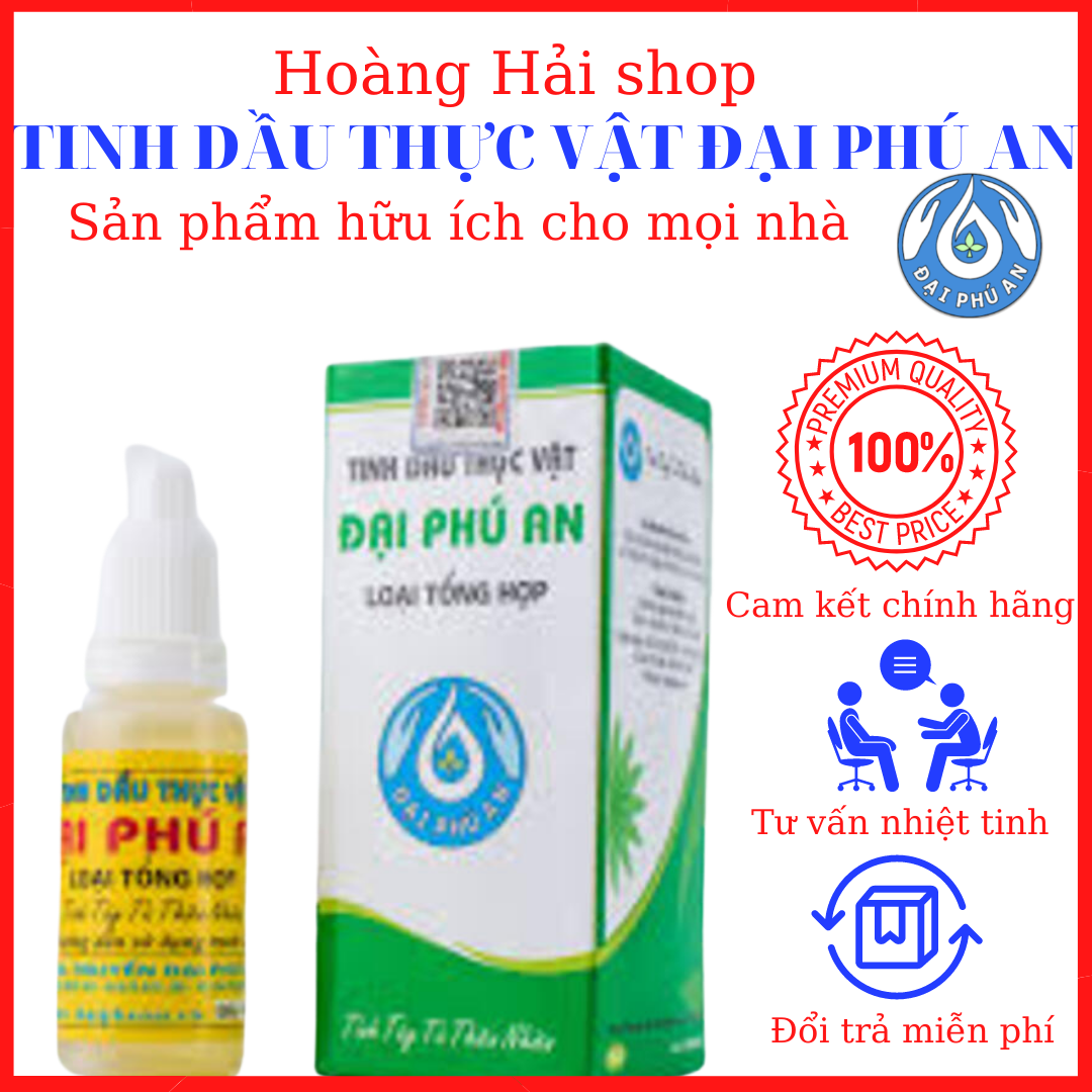 Tinh dầu thực vật đại phú an 15ml