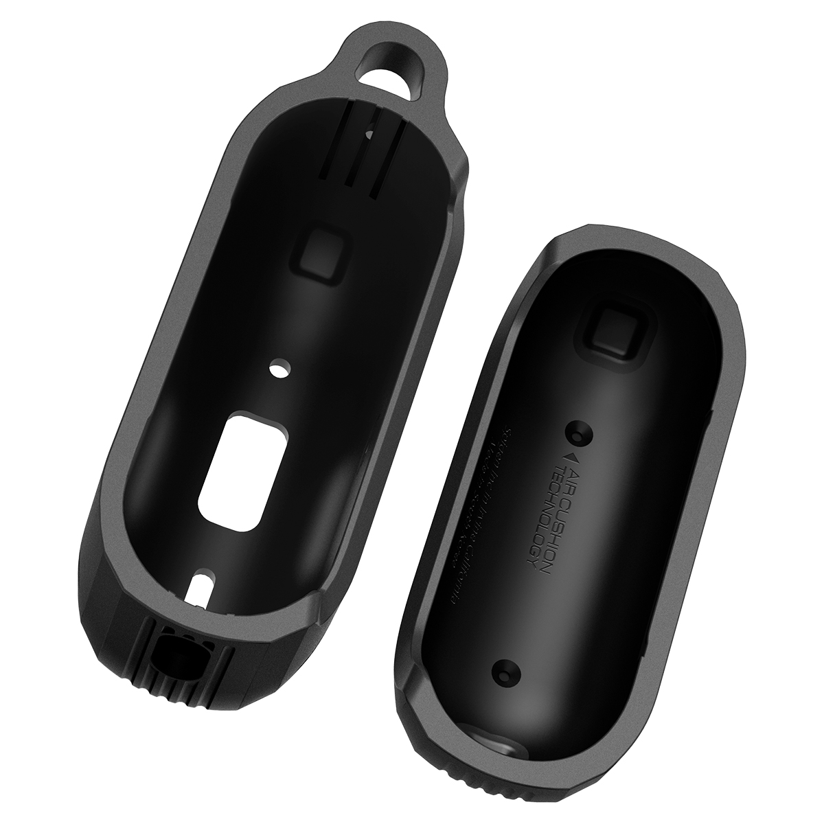 Ốp Spigen Rugged Armor cho Airpod Pro 2 - Thiết kế chính xác, chống sốc, móc khoá tiện lợi - Hàng chính hãng