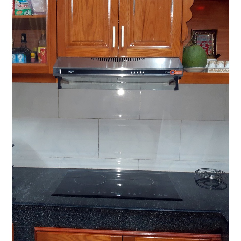 Máy Hút Khói Khử Mùi 7 Tấc Inox Kaff KF-738I - Hàng Chính Hãng
