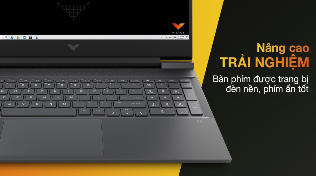 Laptop HP VICTUS 16 e0170AX R7 5800H/8GB/512GB/4G RTX3050Ti/16.1"F/144Hz/Win11//Đen - Hàng chính hãng