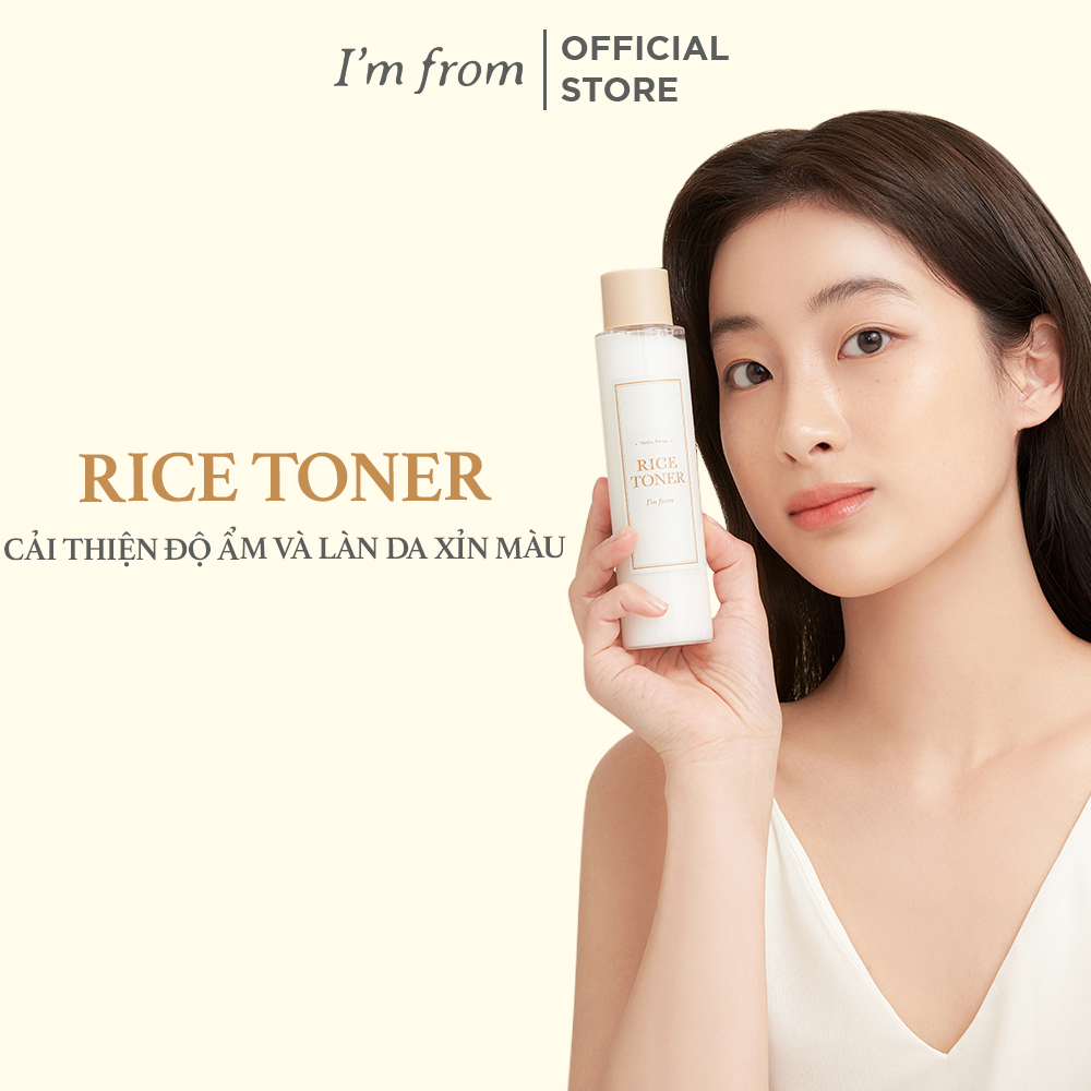 Nước hoa hồng chiết xuất gạo I'm From Rice Toner 150ml